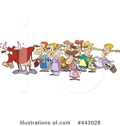 Royalty-Free (RF) Twelve Days Of Christmas Clipart Illustration by toonaday - Stock Sample #443028