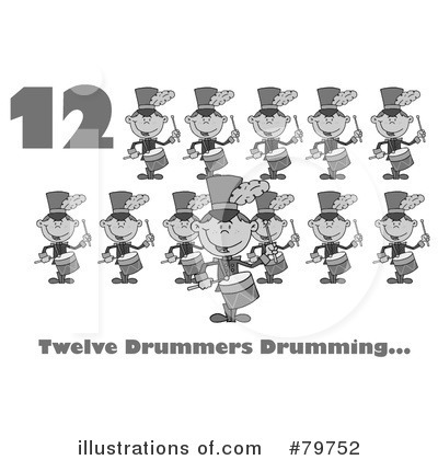Drummer Clipart #79752 by Hit Toon