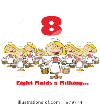 Milking Clipart #79774 by Hit Toon