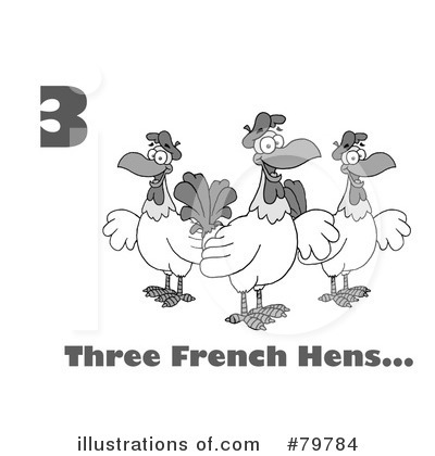 French Hens Clipart #79784 by Hit Toon