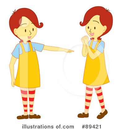 Royalty-Free (RF) Twins Clipart Illustration by Cherie Reve - Stock Sample #89421