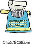 Typewriter Clipart #1794599 by lineartestpilot