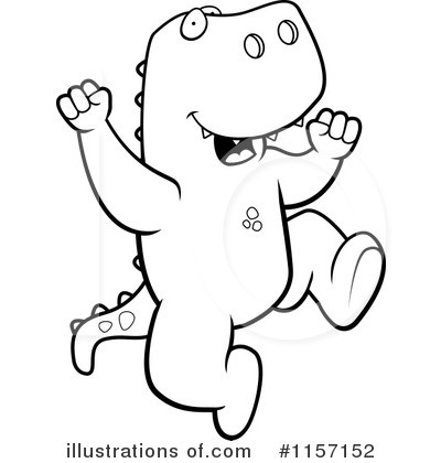 Royalty-Free (RF) Tyrannosaurus Clipart Illustration by Cory Thoman - Stock Sample #1157152
