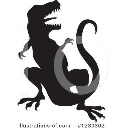 Royalty-Free (RF) Tyrannosaurus Clipart Illustration by Andy Nortnik - Stock Sample #1230302