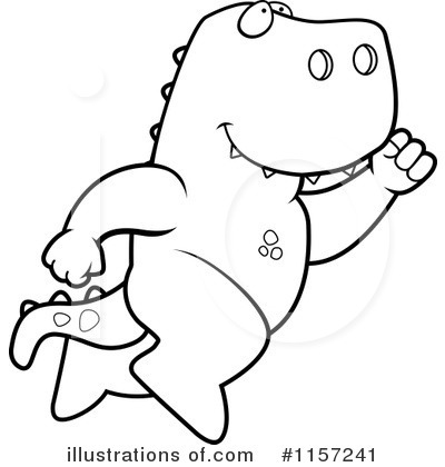 Royalty-Free (RF) Tyrannosaurus Rex Clipart Illustration by Cory Thoman - Stock Sample #1157241