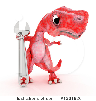 Royalty-Free (RF) Tyrannosaurus Rex Clipart Illustration by KJ Pargeter - Stock Sample #1361920