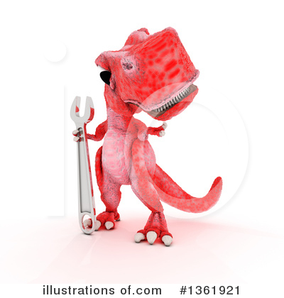 Royalty-Free (RF) Tyrannosaurus Rex Clipart Illustration by KJ Pargeter - Stock Sample #1361921