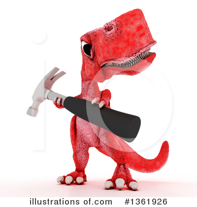 Royalty-Free (RF) Tyrannosaurus Rex Clipart Illustration by KJ Pargeter - Stock Sample #1361926