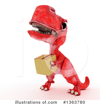 Royalty-Free (RF) Tyrannosaurus Rex Clipart Illustration by KJ Pargeter - Stock Sample #1363780