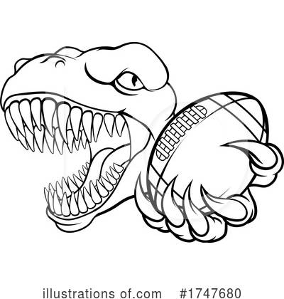 Royalty-Free (RF) Tyrannosaurus Rex Clipart Illustration by AtStockIllustration - Stock Sample #1747680