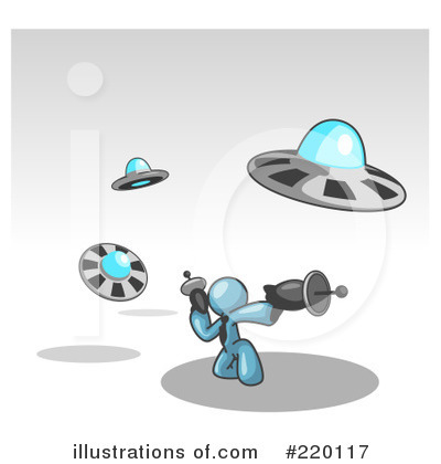 Royalty-Free (RF) Ufo Clipart Illustration by Leo Blanchette - Stock Sample #220117