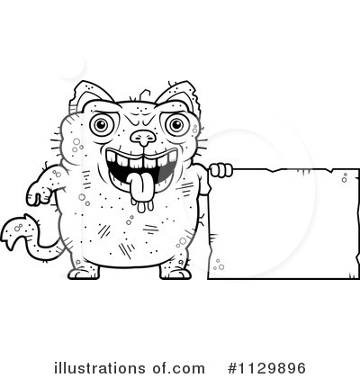 Royalty-Free (RF) Ugly Cat Clipart Illustration by Cory Thoman - Stock Sample #1129896
