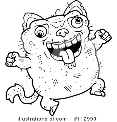 Royalty-Free (RF) Ugly Cat Clipart Illustration by Cory Thoman - Stock Sample #1129901