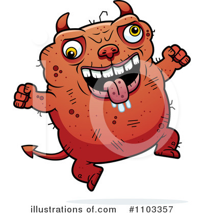 Royalty-Free (RF) Ugly Devil Clipart Illustration by Cory Thoman - Stock Sample #1103357