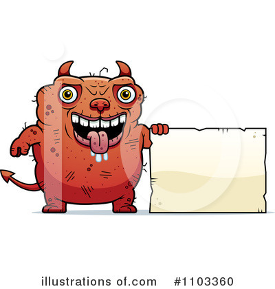 Royalty-Free (RF) Ugly Devil Clipart Illustration by Cory Thoman - Stock Sample #1103360