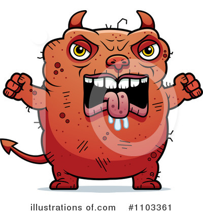Royalty-Free (RF) Ugly Devil Clipart Illustration by Cory Thoman - Stock Sample #1103361