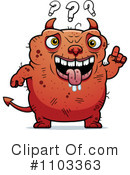 Ugly Devil Clipart #1103363 by Cory Thoman