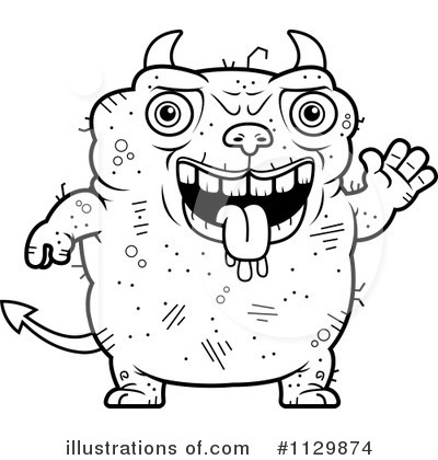 Royalty-Free (RF) Ugly Devil Clipart Illustration by Cory Thoman - Stock Sample #1129874