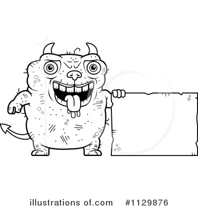 Royalty-Free (RF) Ugly Devil Clipart Illustration by Cory Thoman - Stock Sample #1129876