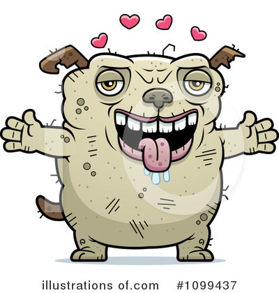 Royalty-Free (RF) Ugly Dog Clipart Illustration by Cory Thoman - Stock Sample #1099437