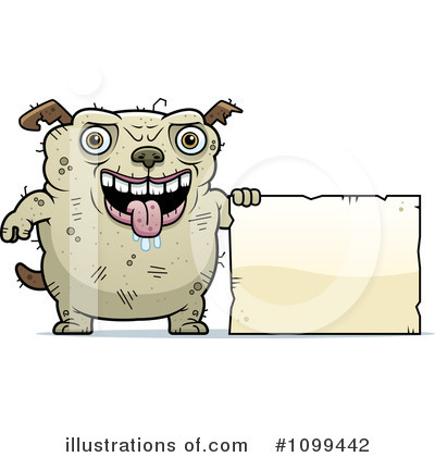 Royalty-Free (RF) Ugly Dog Clipart Illustration by Cory Thoman - Stock Sample #1099442