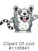 Ugly Lemur Clipart #1106841 by Cory Thoman
