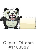 Ugly Panda Clipart #1103337 by Cory Thoman