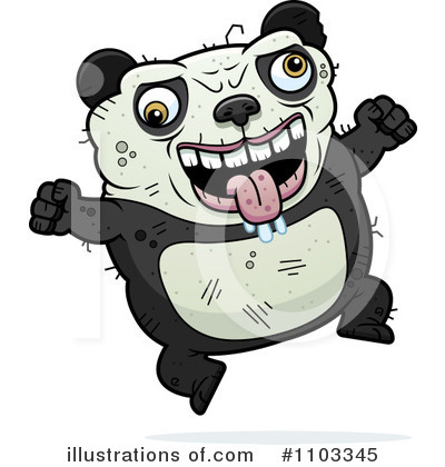 Royalty-Free (RF) Ugly Panda Clipart Illustration by Cory Thoman - Stock Sample #1103345