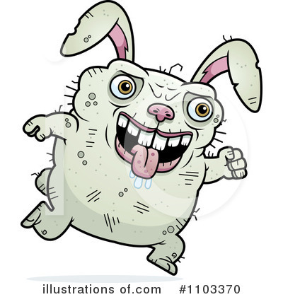 Royalty-Free (RF) Ugly Rabbit Clipart Illustration by Cory Thoman - Stock Sample #1103370
