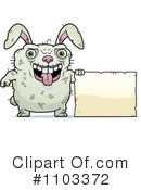 Ugly Rabbit Clipart #1103372 by Cory Thoman