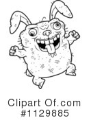 Ugly Rabbit Clipart #1129885 by Cory Thoman