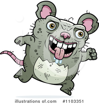 Royalty-Free (RF) Ugly Rat Clipart Illustration by Cory Thoman - Stock Sample #1103351