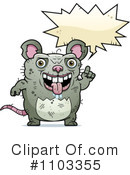 Ugly Rat Clipart #1103355 by Cory Thoman