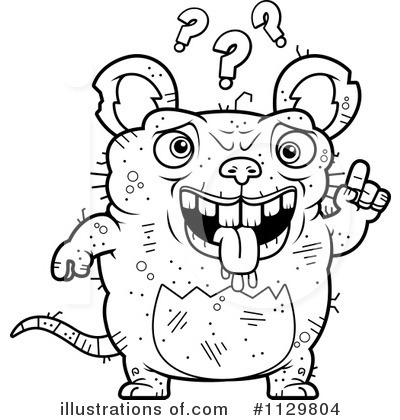 Royalty-Free (RF) Ugly Rat Clipart Illustration by Cory Thoman - Stock Sample #1129804