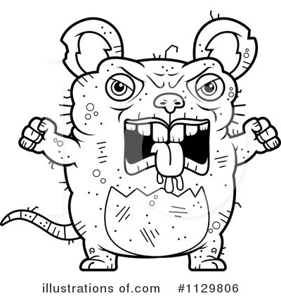 Ugly Rat Clipart #1129806 by Cory Thoman