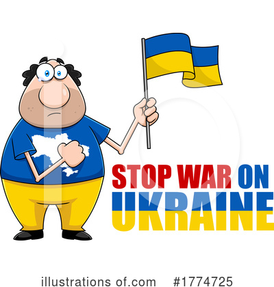 Royalty-Free (RF) Ukraine Clipart Illustration by Hit Toon - Stock Sample #1774725
