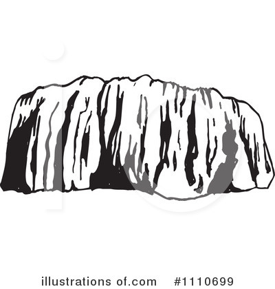 Ayers Rock Clipart #1110699 by Dennis Holmes Designs