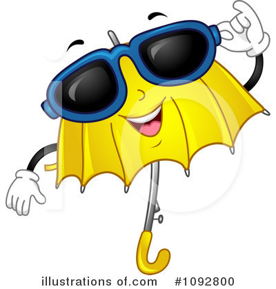 Umbrellas Clipart #1092800 by BNP Design Studio
