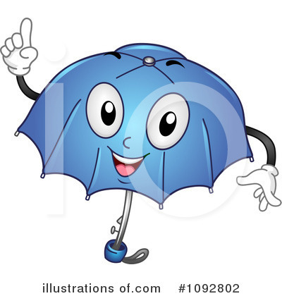 Royalty-Free (RF) Umbrella Clipart Illustration by BNP Design Studio - Stock Sample #1092802