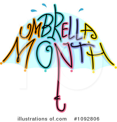 Umbrellas Clipart #1092806 by BNP Design Studio