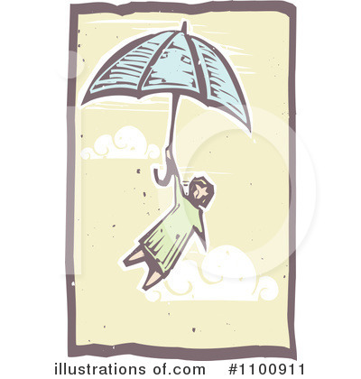 Royalty-Free (RF) Umbrella Clipart Illustration by xunantunich - Stock Sample #1100911