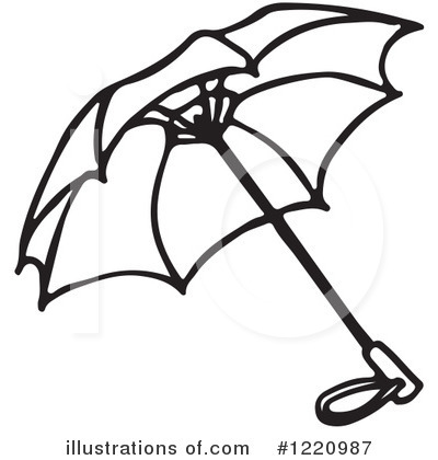 Royalty-Free (RF) Umbrella Clipart Illustration by Picsburg - Stock Sample #1220987