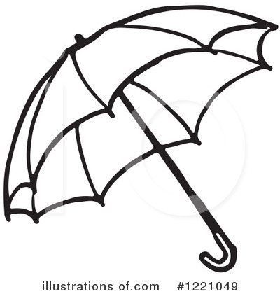 Royalty-Free (RF) Umbrella Clipart Illustration by Picsburg - Stock Sample #1221049