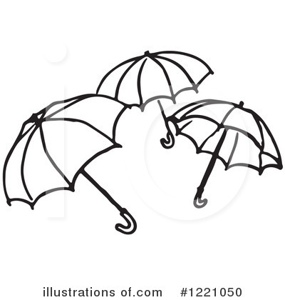 Royalty-Free (RF) Umbrella Clipart Illustration by Picsburg - Stock Sample #1221050