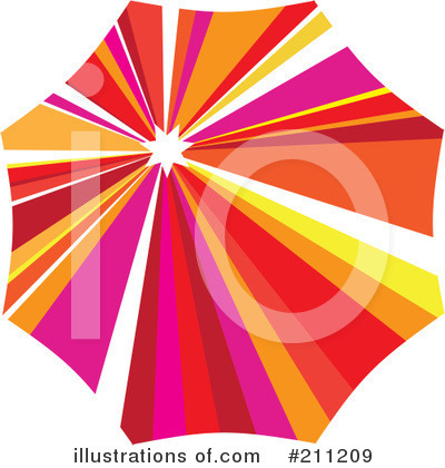 Royalty-Free (RF) Umbrella Clipart Illustration by Eugene - Stock Sample #211209