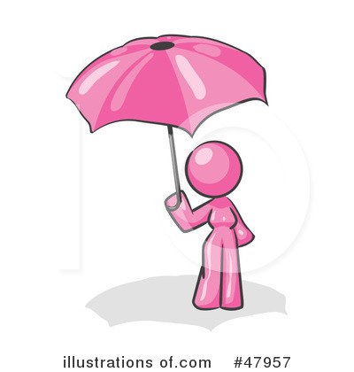 Royalty-Free (RF) Umbrella Clipart Illustration by Leo Blanchette - Stock Sample #47957