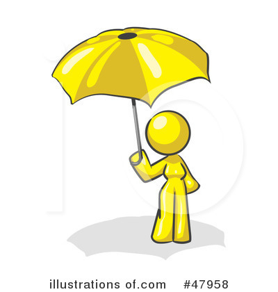 Royalty-Free (RF) Umbrella Clipart Illustration by Leo Blanchette - Stock Sample #47958