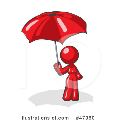 Royalty-Free (RF) Umbrella Clipart Illustration by Leo Blanchette - Stock Sample #47960