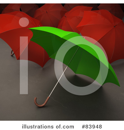 Royalty-Free (RF) Umbrella Clipart Illustration by Mopic - Stock Sample #83948