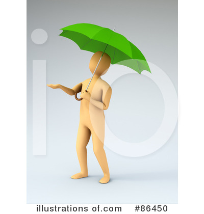 Royalty-Free (RF) Umbrella Clipart Illustration by Mopic - Stock Sample #86450